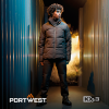 Куртка KX306BKR Portwest, утепленная, Insulated, черная/серая